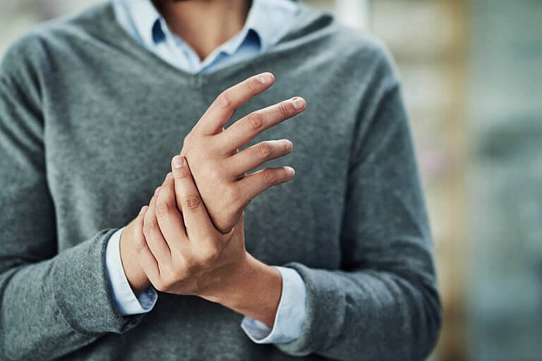 A veteran with carpal tunnel.