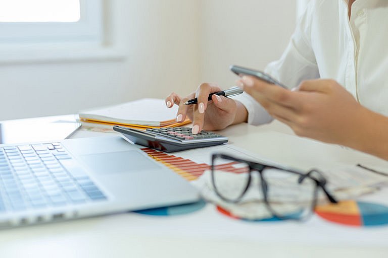 Attorney calculating a VA disability rating for a client.
