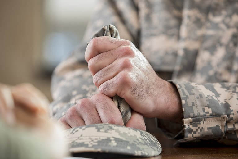 Veteran with PTSD talking about his non-combat stressors.