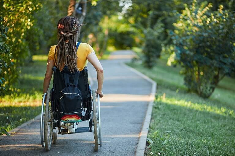 disabled woman receiving ssd benefits