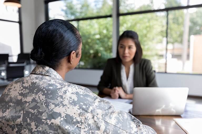 female veteran and attorney
