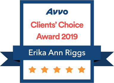 Erika Riggs Avvo Clients' Choice Award 2019
