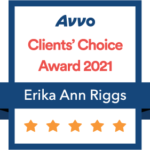 Erika Riggs Avvo Clients' Choice Award 2021