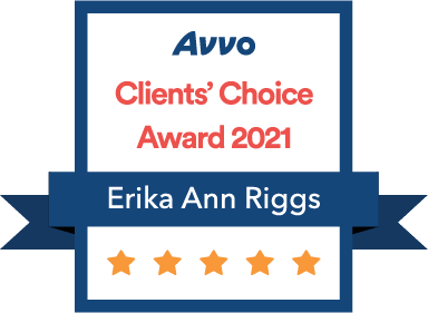 Erika Riggs Avvo Clients' Choice Award 2021