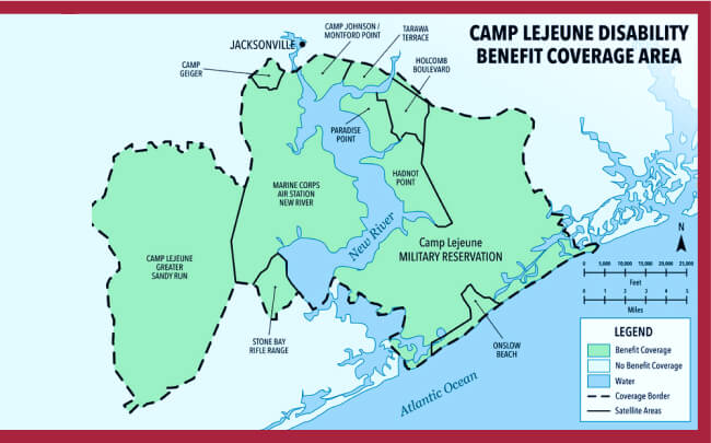 Camp Lejuene Map