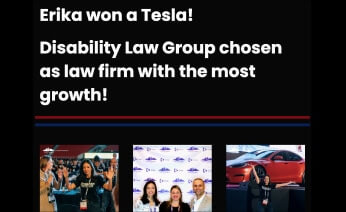 Newsletter image: Erika won a Tesla