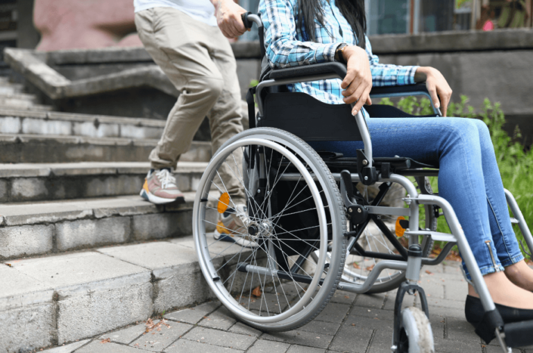 young woman with traumatic brain injury