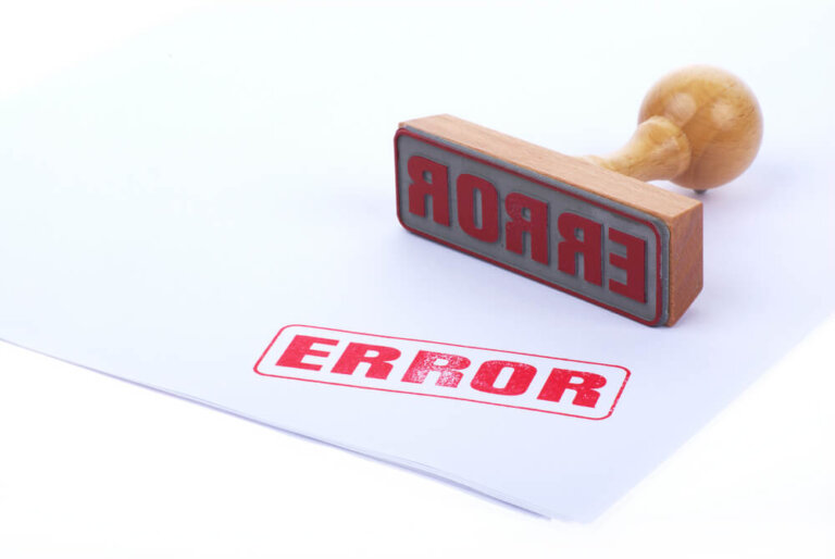 ERROR rubber stamp