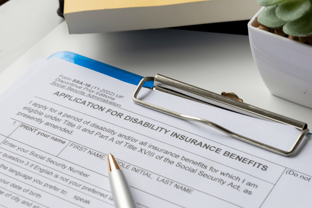 disability insurance document