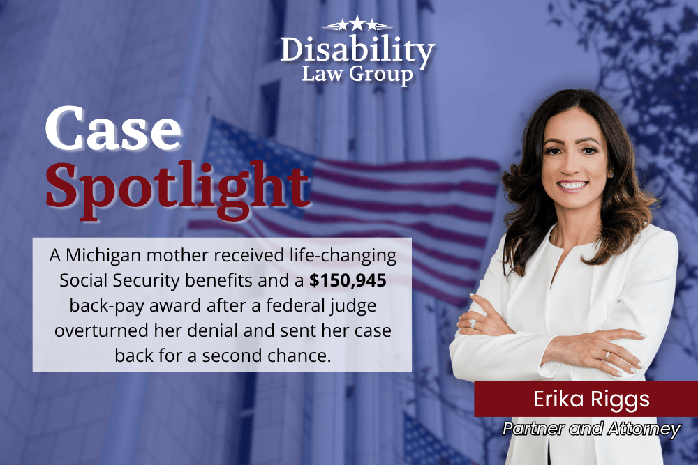 Michigan Social Security Disability federal court appeal case spotlight for Disability Law Group