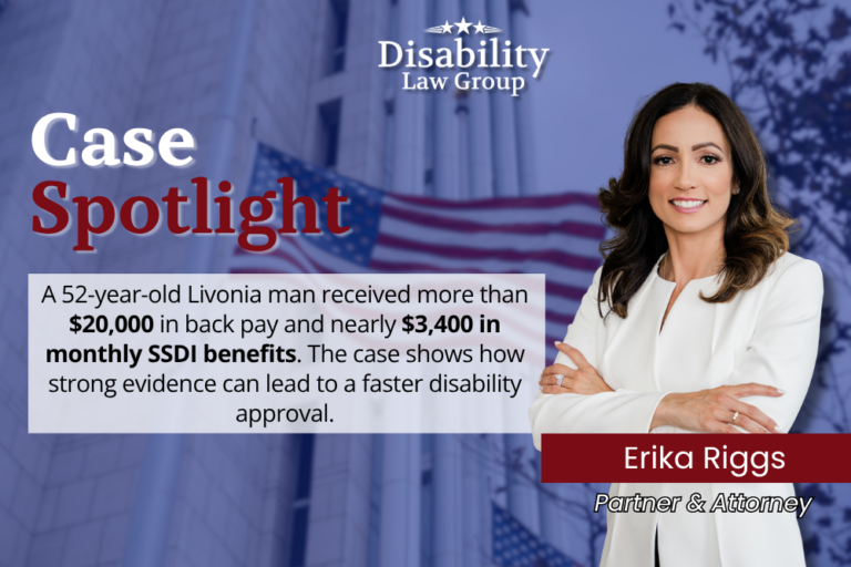 Livonia man approved for Social Security Disability benefits in less than one year