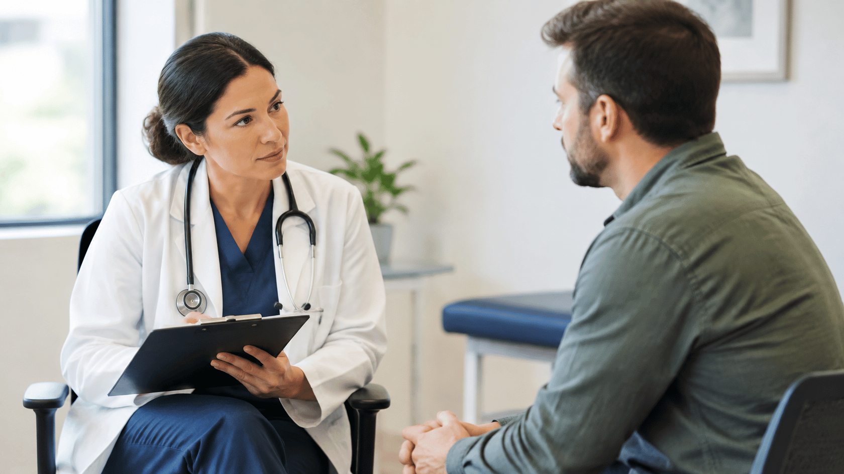 Social Security Disability claimant attending a consultative examination
