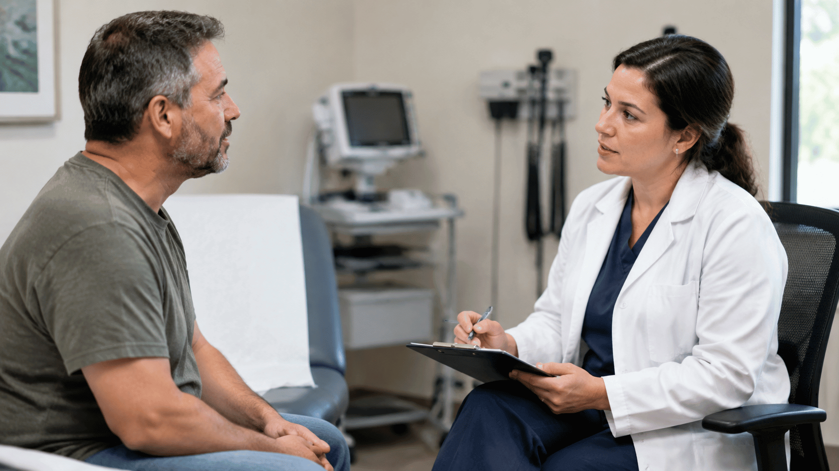 Veteran attending a VA C&P exam for a disability claim